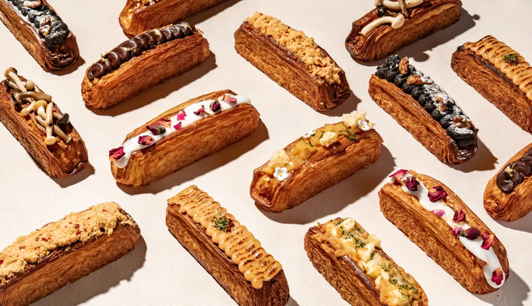 A display of artisanal pastries at Keong Saik Bakery